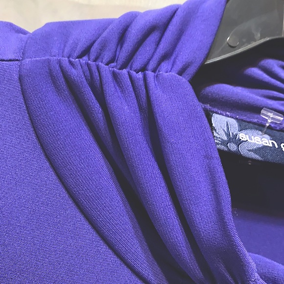 SUSAN GRAVE | STYLE PURPLE TRTLNK LNG SLV SZ L - Picture 9 of 12